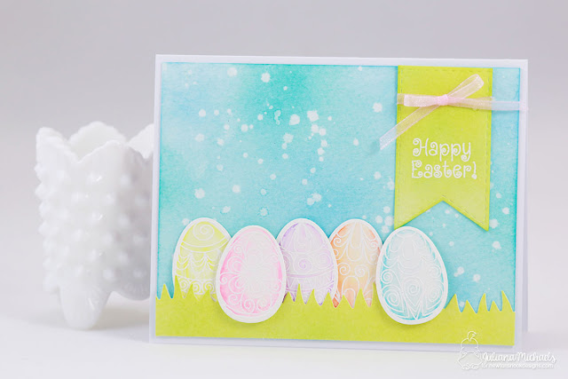 Happy Easter Card by Juliana Michaels featuring Newton's Nook Designs Beautiful Spring Stamp Set 