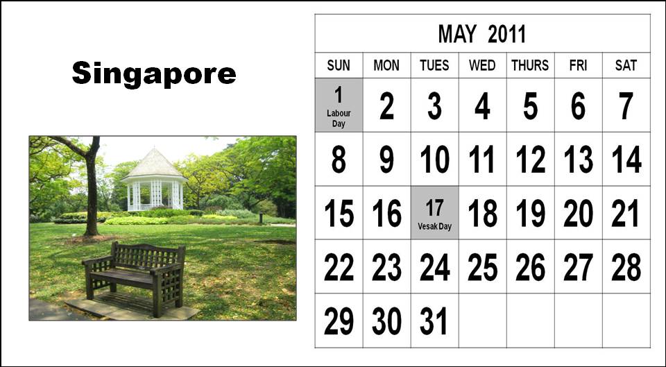 may calendars 2011. 2011 May Calendar with