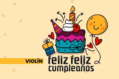 Feliz, feliz cumpleaños | Violín