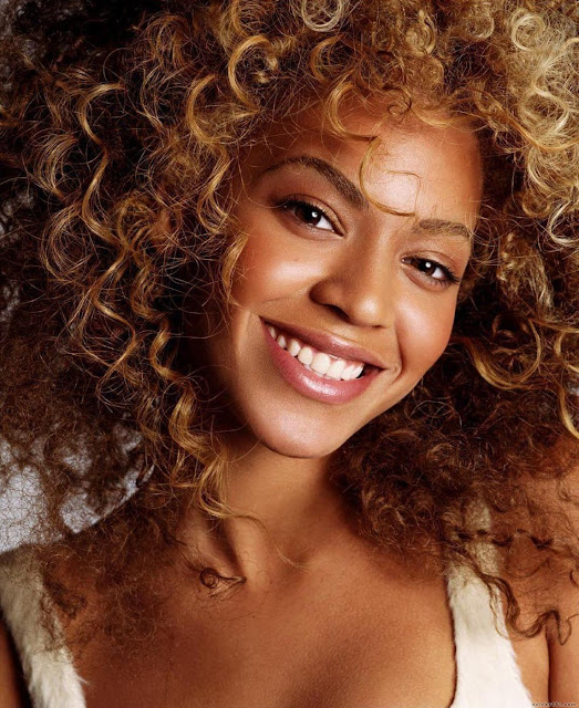 Beyonce Knowles Curly Hair