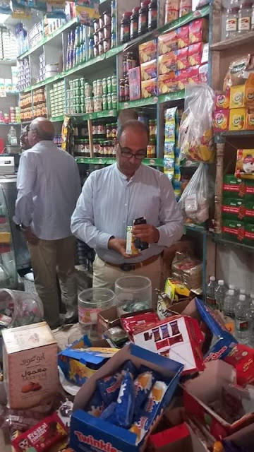 هاشم: حملة ميدانية على الأسواق والمحال التجارية لضبط الأسعار بمدينة سنورس - الناشر المصرى