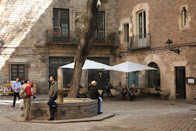 Sant Felip Neri Square inside the Barcelona Gothic Quarter
