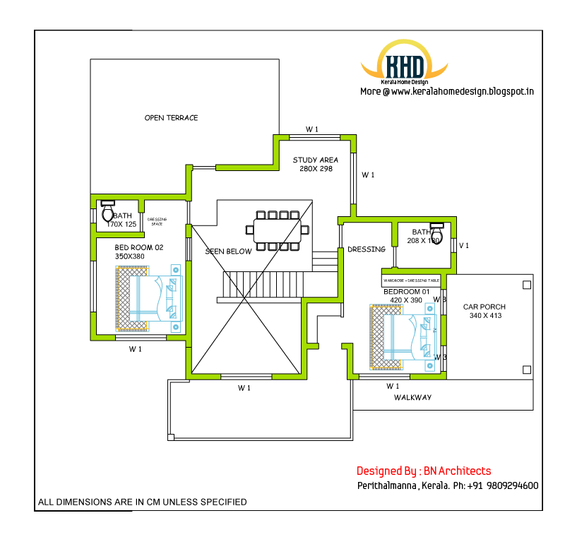 2 story house design and plan - 2485 Sq. Feet | home appliance