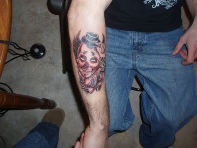 Clown Tattoos design pictures 2012