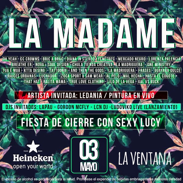 Feria de Diseño La Madame / Sexy Lucy en vivo