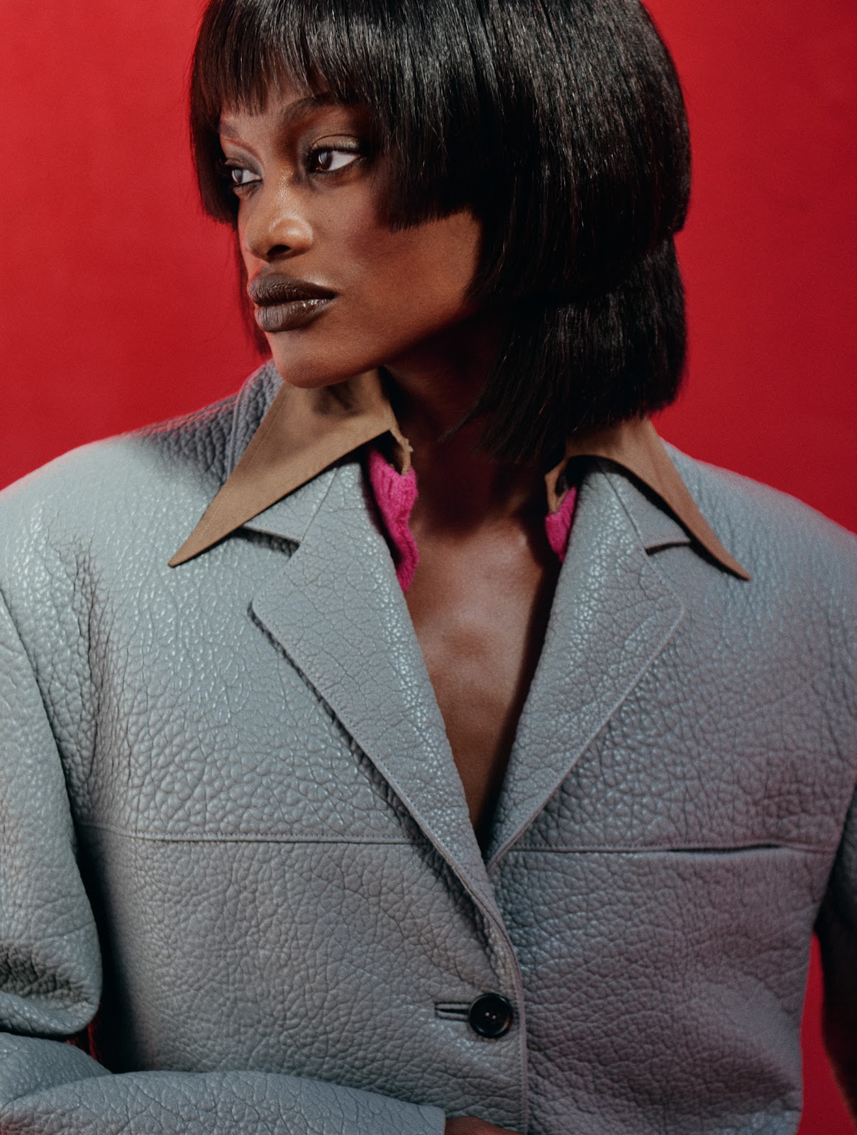 Mayowa Nicholas in Elle UK November 2023 by Ronan McKenzie