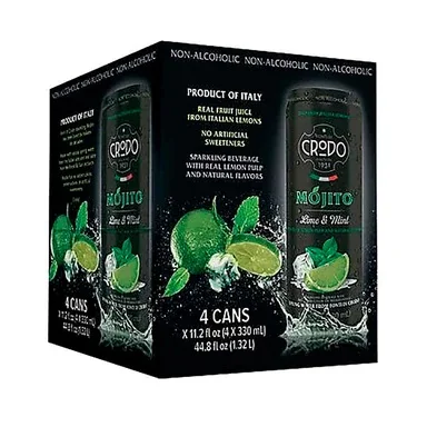 Lime and Mint Mojito Italian Sparkling Beverage by Fonti di Crodo