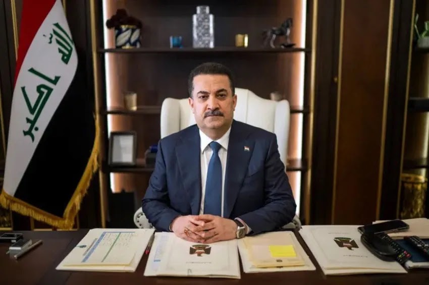 ARQUIVO - Primeiro-ministro Mohammed Shia al-Sudani posa para um retrato em seu escritório em Bagdá, no Iraque | Jerome Delay, Arquivo/AP Photo