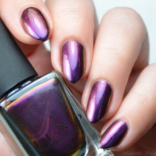 violet red gold multi chrome nail polish