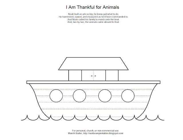 Noah And The Ark Coloring Pages