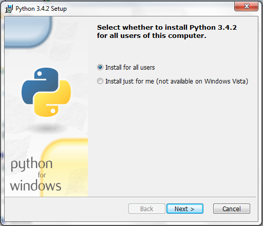 Pemilihan Pengguna Python
