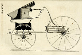 Perch high phaeton from A Treatise on carriages by W Felton (1796)