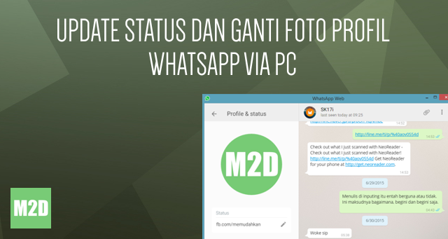 Cara Update Status Wa Web, Gokil!