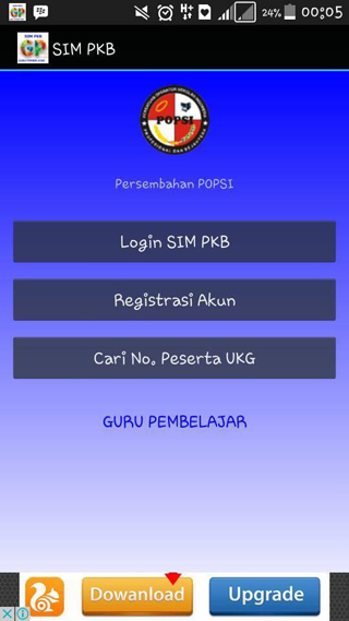 Aplikasi Android SIM PKB untuk Cek Info PTK