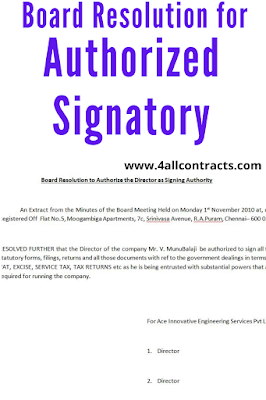 Board Resolution to Authorize the Director as Signing Authority - doc