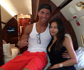 Cristiano Ronaldo tweet, Ronaldo and Irina Shayk