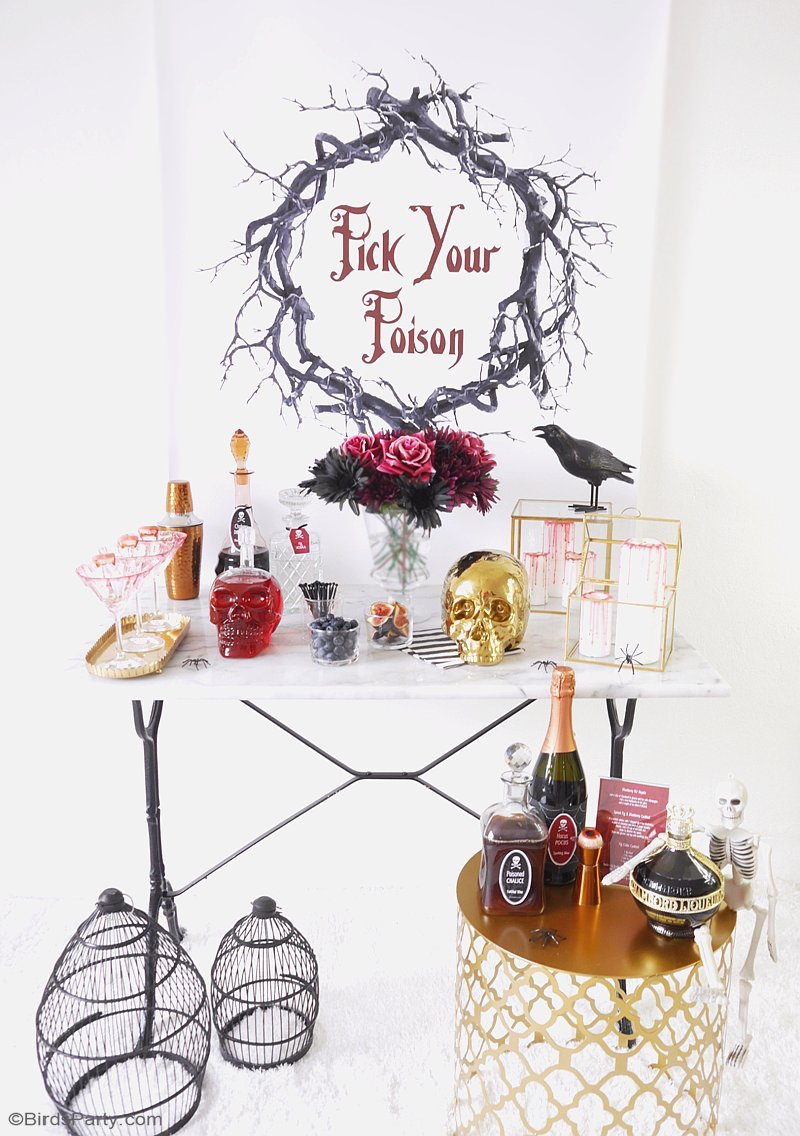 Creepy n Chic Halloween  Cocktail Party  Ideas  Party  