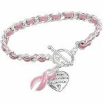 Pink charm bracelet