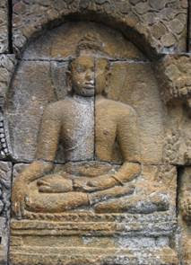 meditation, sculpture, dyani mudra, meditation position,borobudur panel, relief, volcanic stone