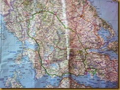 TRAJET MESSOLONGHI METEORES DELPHES