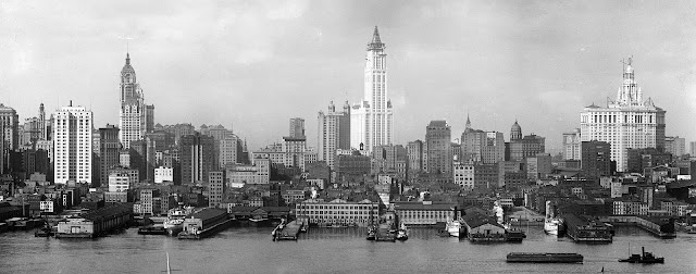 Fotografía del Skyline de Manhattan en 1916