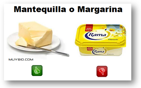 Qué es más sano, la mantequilla o la margarina 