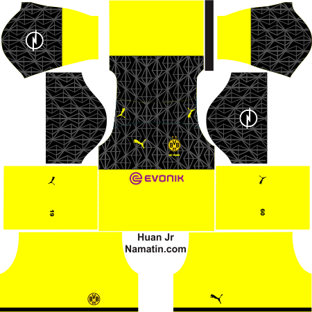 Logo Kit Dream League Soccer Borrusia Dortmund 2019 2020 