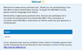 Walmart Survey Sweepstakes Win $1,000