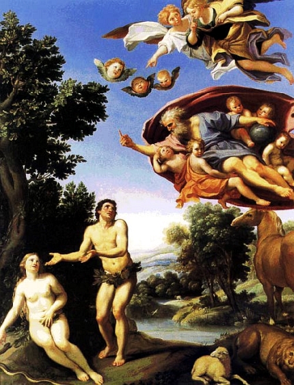 Domenichino: Adam and Eve