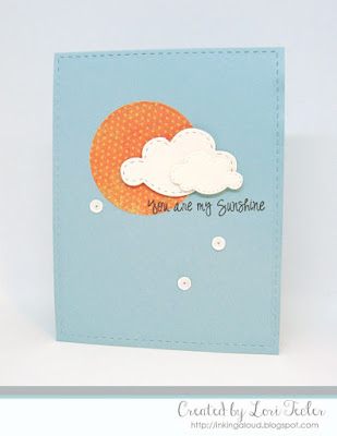 You Are My Sunshine card-designed by Lori Tecler/Inking Aloud-stamps and dies from Lil' Inker Designs