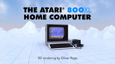 La computadora Atari 800XL en 3D | Video
