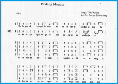 Pantang Mundur SATB (Titiek Puspa) Arr Bonar Sihombing_source