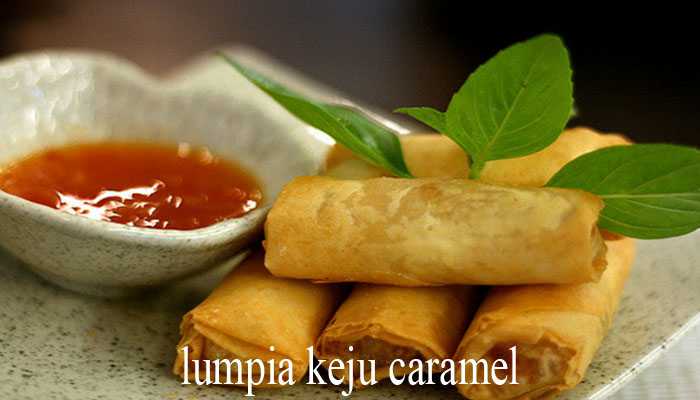 Lumpia Keju Caramel