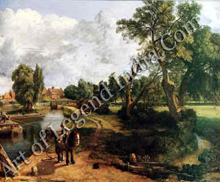  “Flatford Mill” 1817 40" x 50” Tate Gallery 