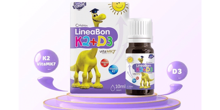 Lineabon là sản phẩm phối hợp vitamin D3 và K2