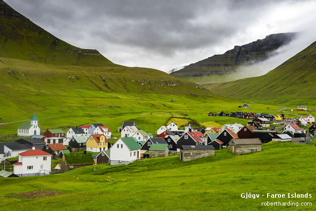 Gjógv ( Gjáargarður ) - Ilha Eysturoy, Ilhas Faroé