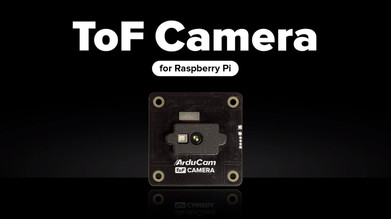 Active Time-of-Flight Depth Camera Module for the Raspberry Pi is now available from Arducam