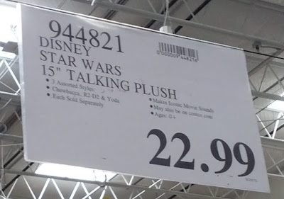 Deal for the Disney Star Wars 15-inch Talking Plush at Costco