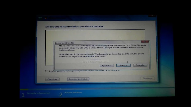 no se detecta disco duro windows canaima