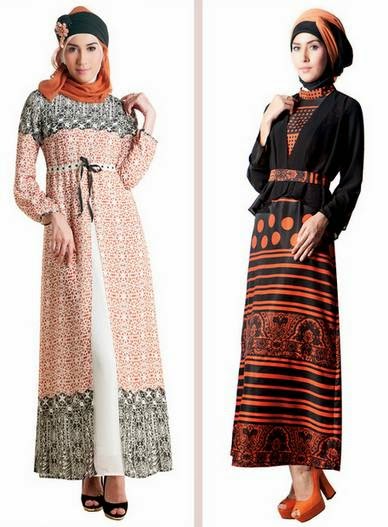 20 Contoh Desain Baju Muslim Gamis Brokat Terbaru 2019
