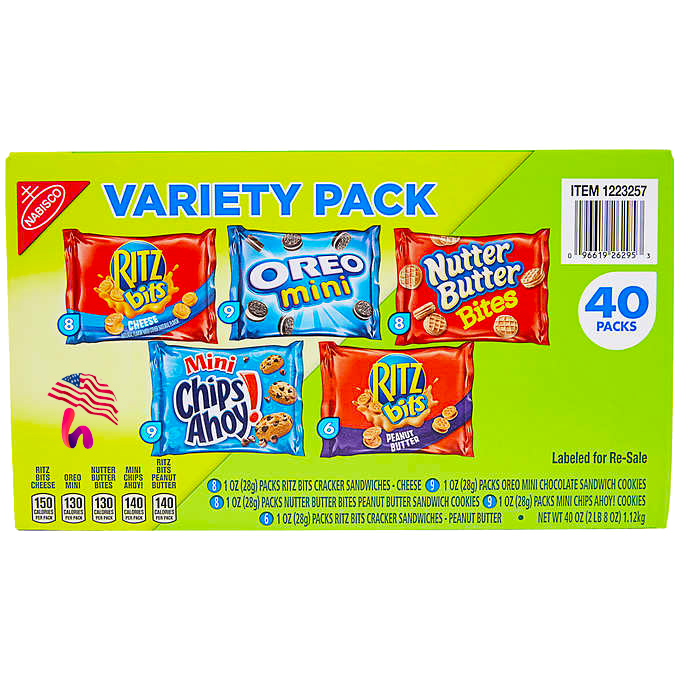 Bánh Nabisco Variety Pack 40 Gói