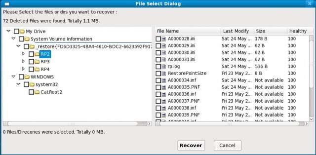 Mengembalikan file yang terhapus menggunakan Dr Freeware ...