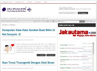 Jaka Utama Blog