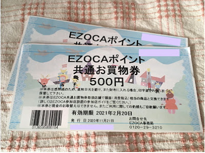 エゾカ共通お買い物券で色々なものを買った！9