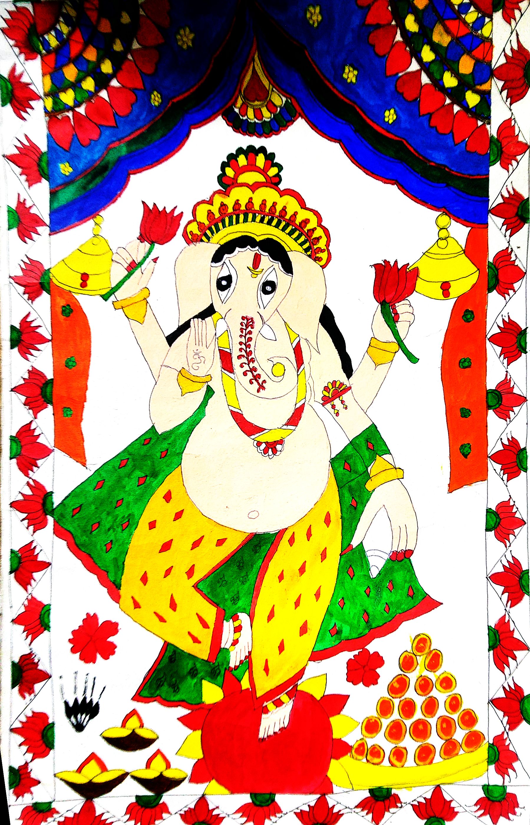 Gajanan Maharaj Art