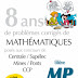 8 ans (2001-2008) de problèmes corrigés de Mathématiques MP posés aux concours Centrale Supélec, Mines Ponts et CCP