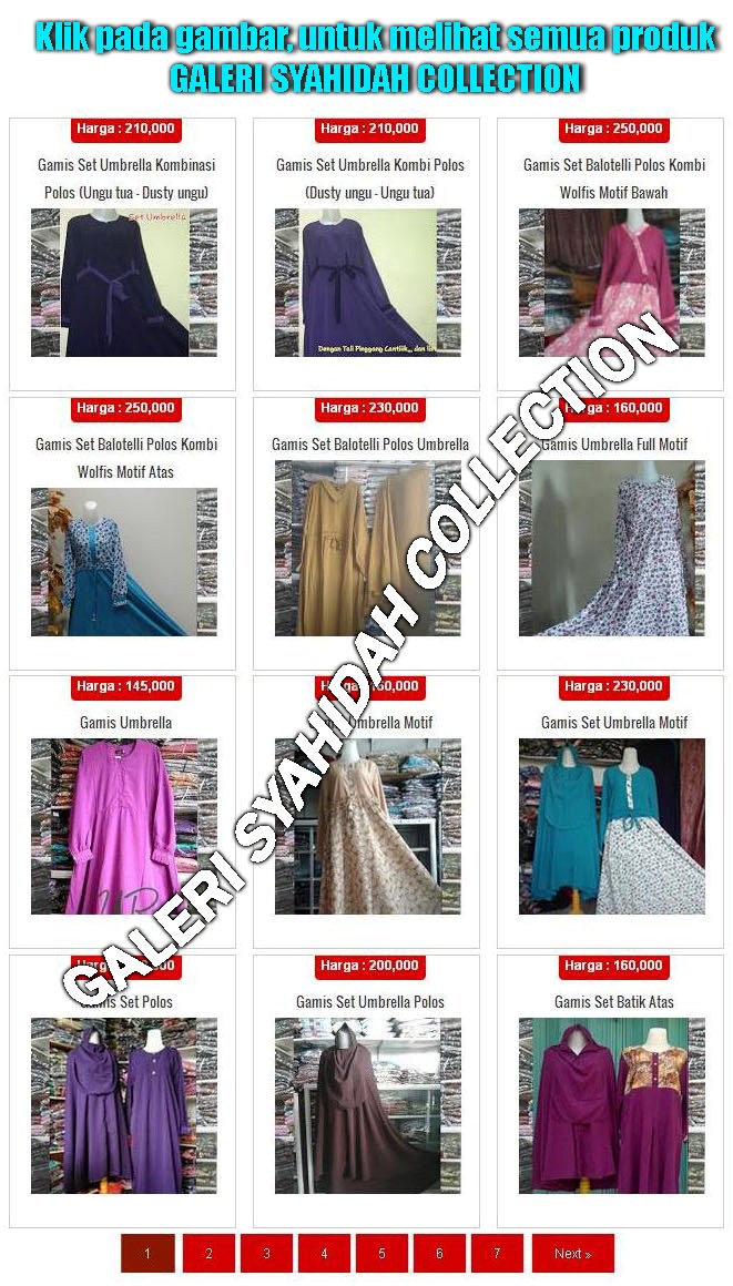 Distributor Gamis Jilbab Syar'i Jubah Cadar Purdah Sirwal Busana Anak 