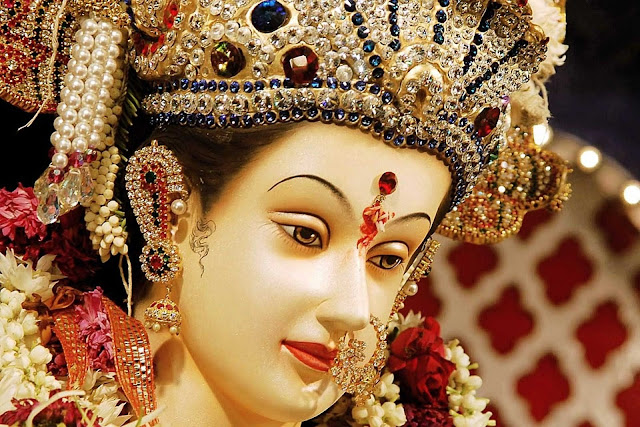 Beautiful face of Mother Durga