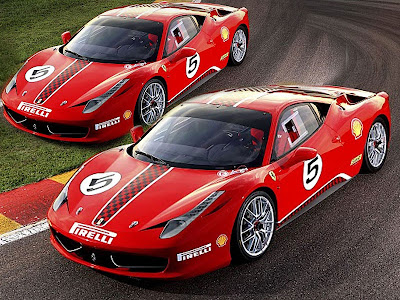 The 2011 Ferrari Sports motorcycles-cars 458 Challenge