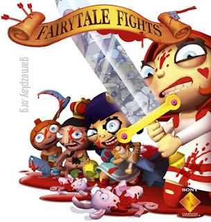 box art with characters main one holding large sword and a lot of blood and rabbits on ground